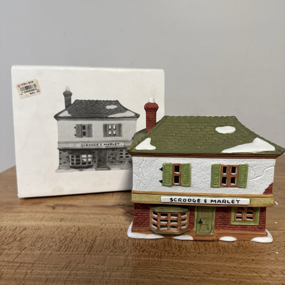 Dept 56 Dickens Village Scrooge and Marley Counting House 6500-5